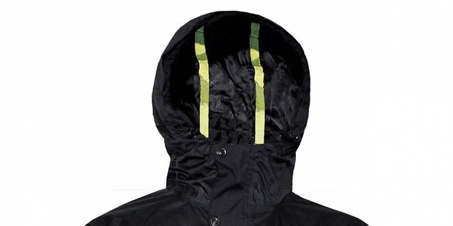 Pánská streetová jarní bunda značky Humdrum v černé barvě