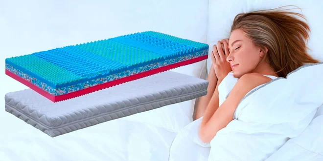 Úžasné obojstrané matrace Valencia s pamäťovou penou a prateľným poťahom