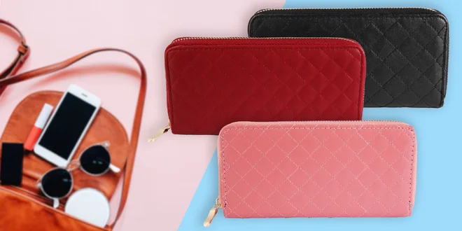 Elegantná dámska peňaženka na zips