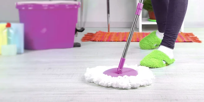 Rotačný a odstredivý podlahový mop