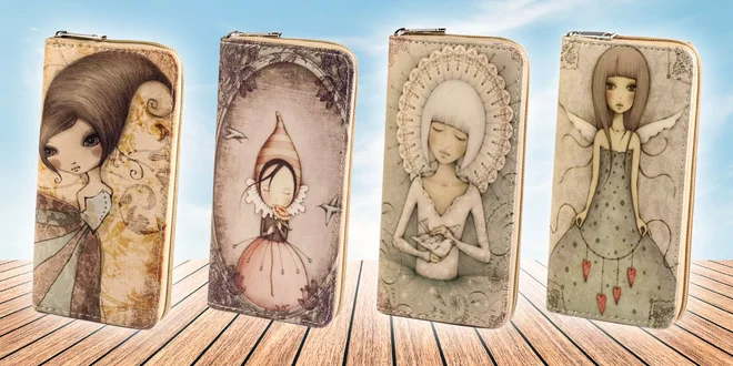 Dámska peňaženka s VINTAGE obrázkom