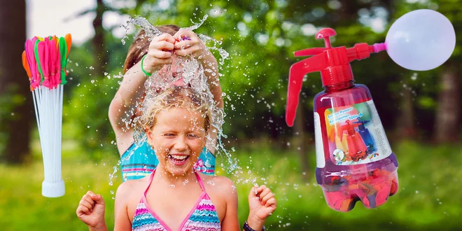 Toto je vojna! Balónové vodné bomby!