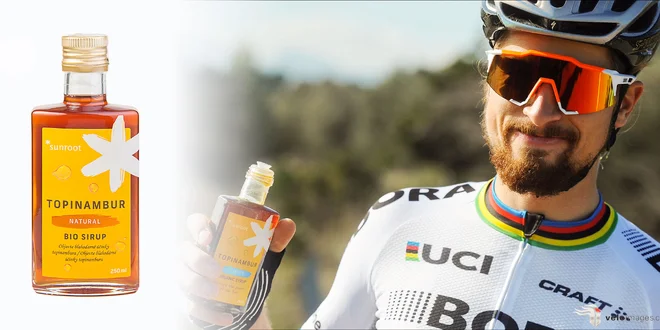 *sunroot bio sirup z topinambura - inšpirujte sa energiou Petra Sagana