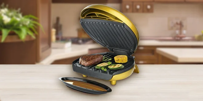 Elektrický kompaktný gril - keramické platne!