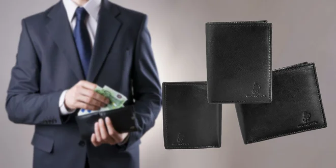 Pánske kožené peňaženky MONOPOL