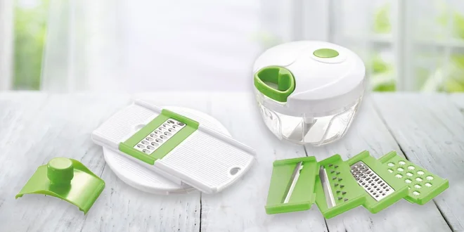 Chop-It mini krájač so 6 nástavacami