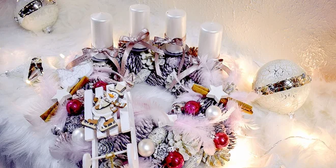 Adventný prírodný veniec