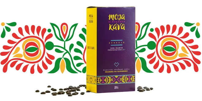 Prémiová Arabika z edície Moja slovenská káva