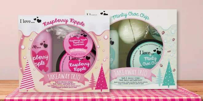 Trojdielny darčekový kozmetický set