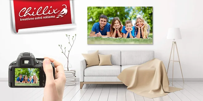 Fotoplátno s vlastnou fotografiou