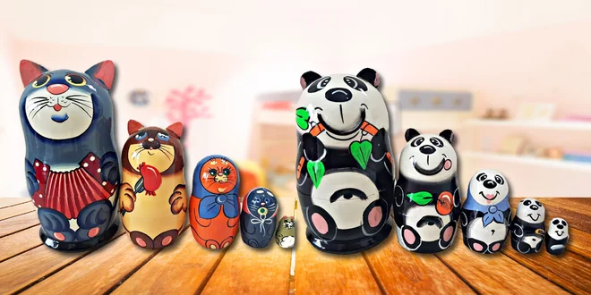 Veselé ruské matriošky - nielen pre deti!