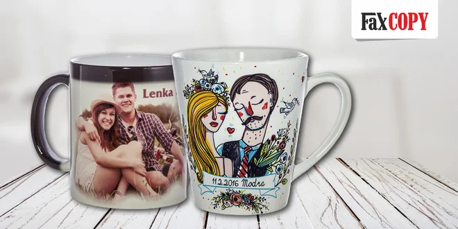 Originálne hrnčeky so svojím vlastným motívom