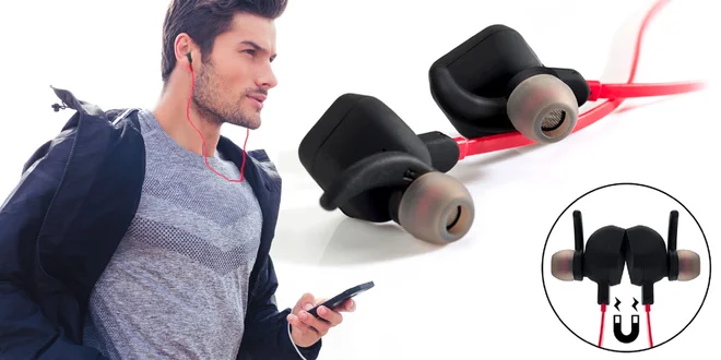 Bluetooth slúchadlá C-TECH s mikrofónom