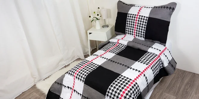 Výber piatich flanelových obliečok zo stopercentnej bavlny