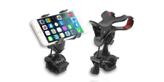 Univerzálne držiaky na riadidlá pre mobily a GPS zariadenia