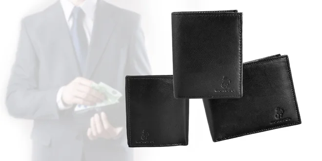 Pánske kožené peňaženky MONOPOL