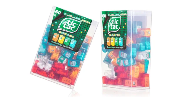 Obrie balenie Tic Tac: 60 krabičiek, 4 príchute