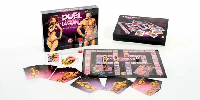 Spoločenská hra pre dospelých Duel v láskaní!