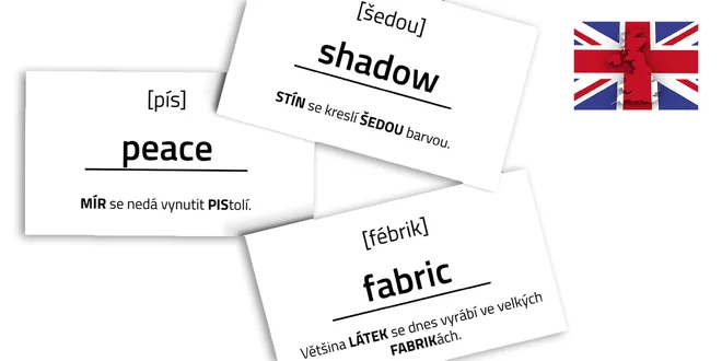 Jazykové kartičky Mnemory: Naučte sa po anglicky