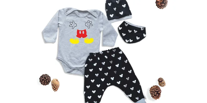 Detská súprava myšiak Mickey vyrobená v SR