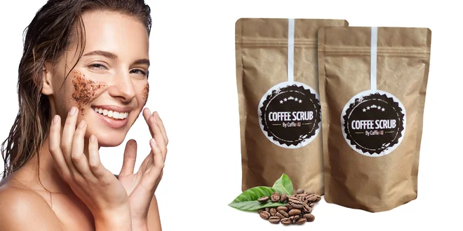 Kávový peeling pre jemnú pokožku