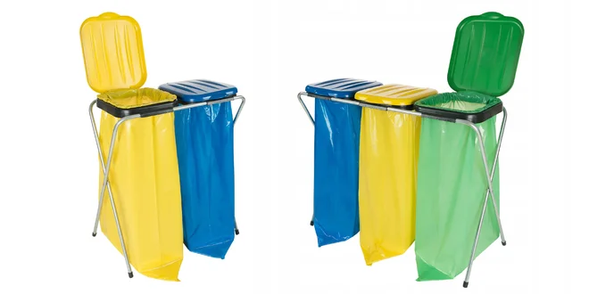 Stojany na odpadkové vrecia s objemom 120 l
