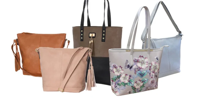 Dámske koženkové kabelky: mnoho štýlov a farieb
