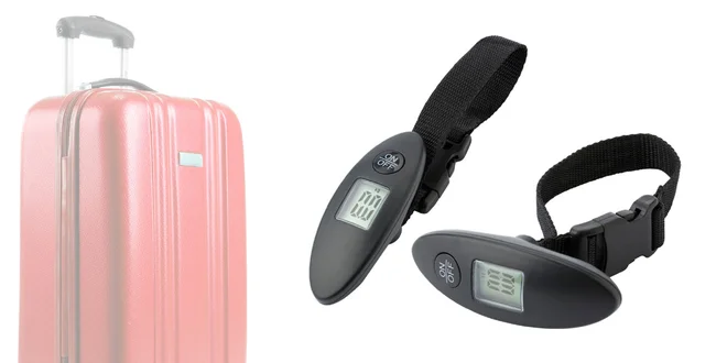 Príručná digitálna váha na batožinu