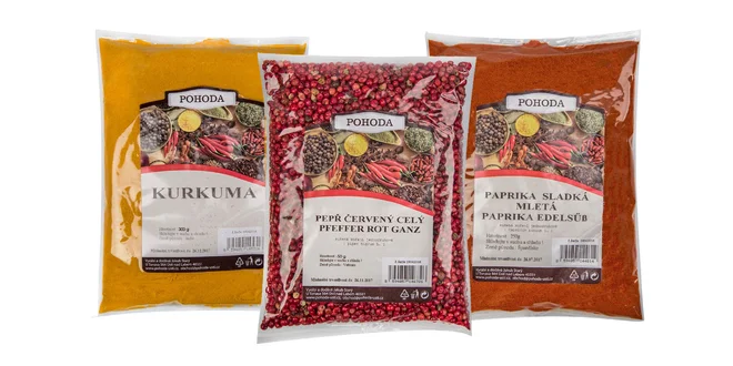 Balíčky plné korenín a byliniek do vašej kuchyne