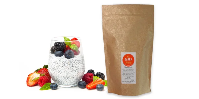 Chia semiačka v 0,5 alebo 1 kg balení