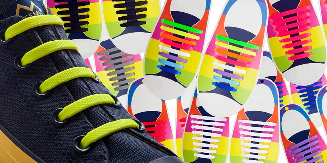 Ozdobte svoje topánky silikónovými šnúrkami, ktoré sa nešnúrujú