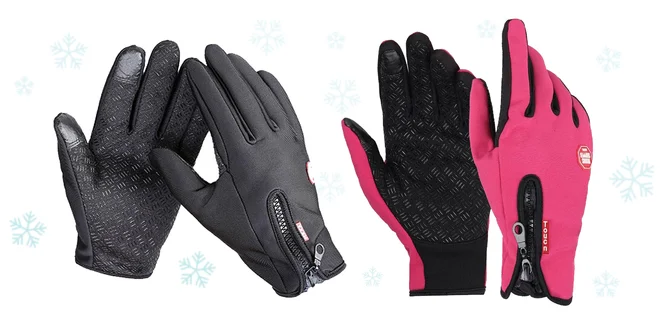 Športové rukavice s dotykovými končekmi prstov