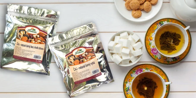 Veľké balenia sypaných čajov: až 17 druhov