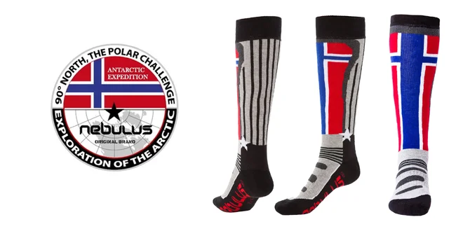 Unisex termo podkolienky na lyže Nebulus