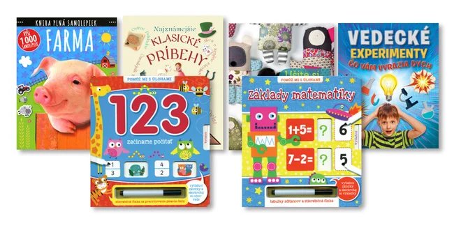 Poučné a hravé detské knihy od Svojtky