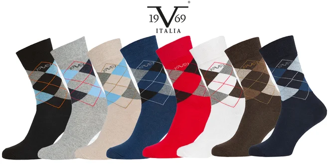Balenie 5 párov business ponožiek Versace 19.69