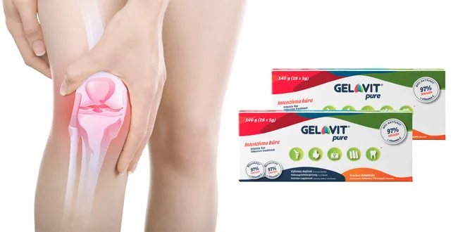 Účinná výživová kolagénová kúra Gelavit Pure