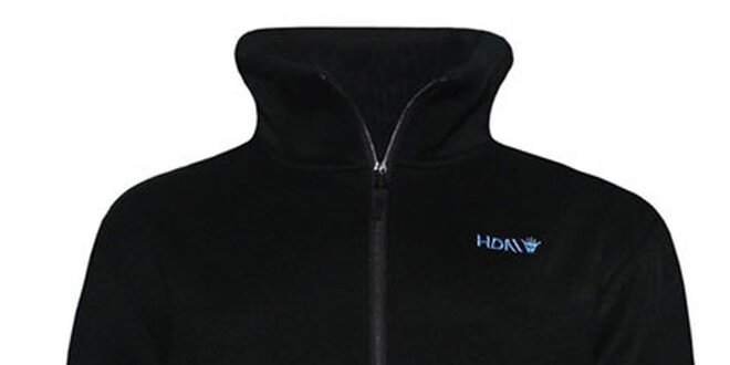 Pánský černý svetr se stojáčkem značky Humdrum