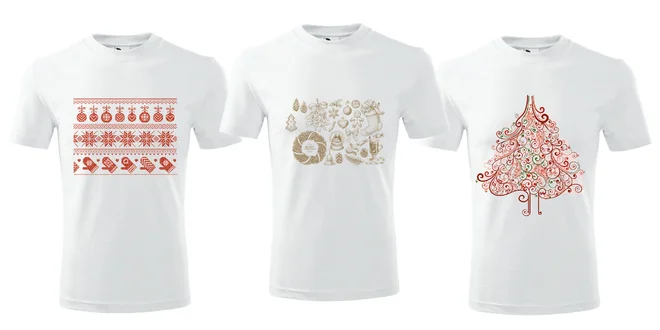 Vianočné tričko s potlačou