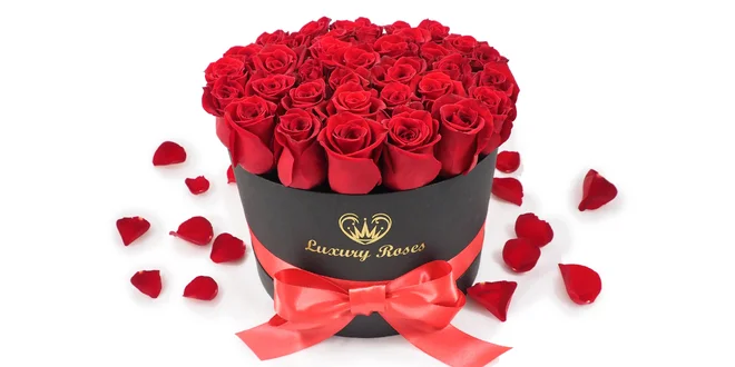 Valentínsky box ruží pre vašich milovaných