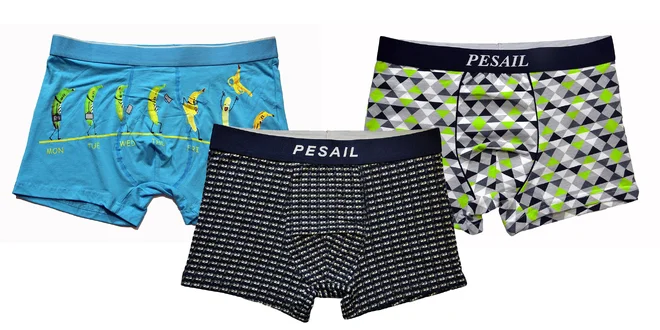 Pánske bavlnené a bambusové boxerky rôznych motívov
