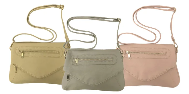 Dámske crossbody kabelky: 3 farebné varianty