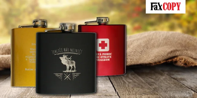 Náprsná fľaša "ploskačka" s vlastným gravírovaním