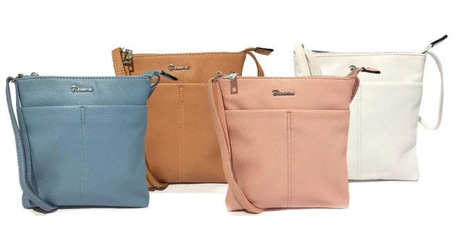 Dámske crossbody kabelky z eko kože v 7 farbách