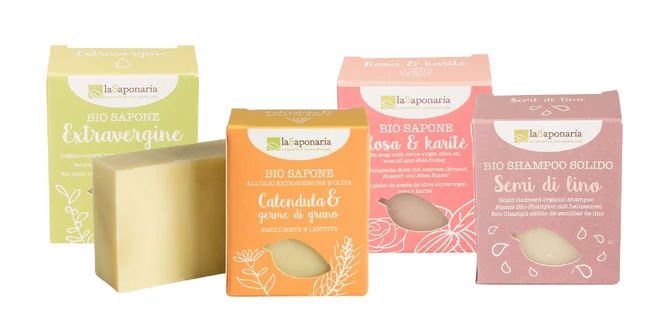 Bio vegánske tuhé mydlá značky LaSaponaria