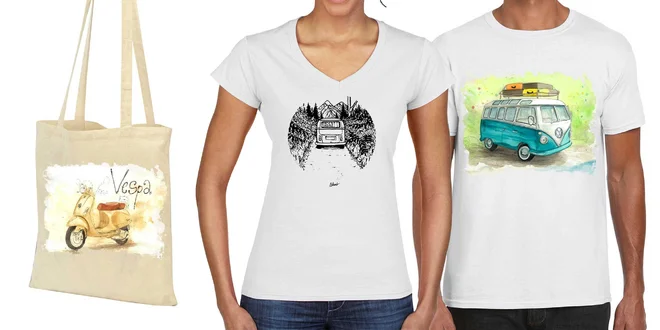 Nápadité dizajnérske tričká a tašky od slovenských a českých umelcov