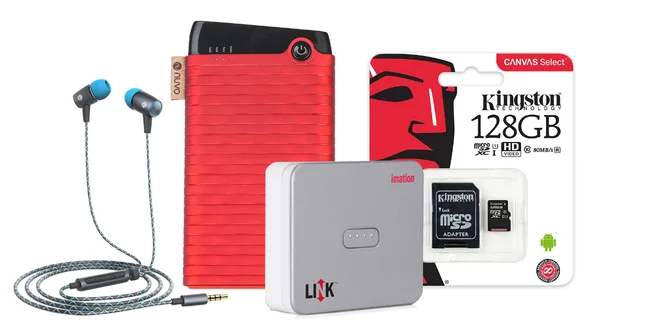 Pamäťové karty, powerbanky a športové sluchádlá