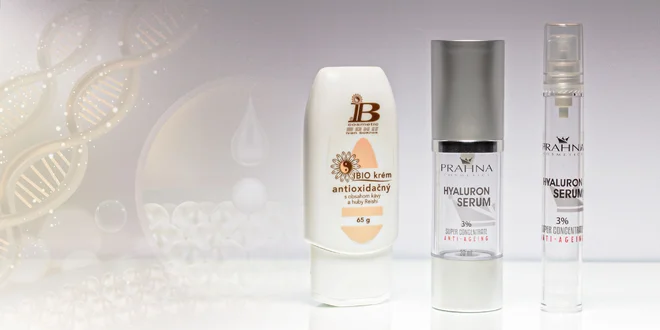 Superkoncentrát kyseliny hyalurónovej, krémy alebo výhodné balíčky