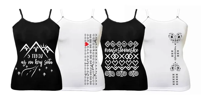 Dámske bambusové tielka #naseslovenske