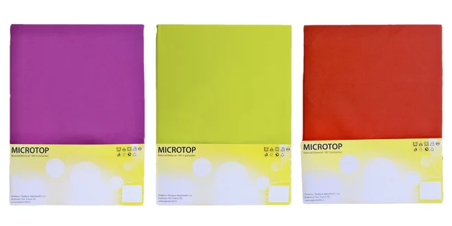 Oblečte posteľ do mikrovlákna: plachty Apex